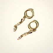 Carina Crystal Party Hoop Earrings