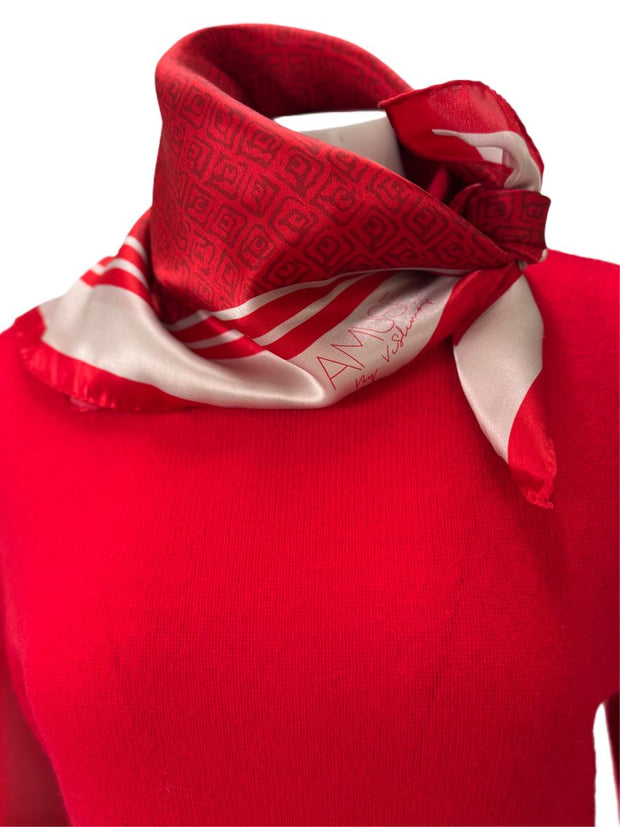Rødt Eloise scarf