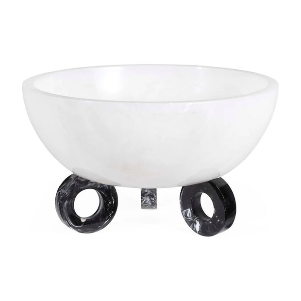 Sort/Hvit Mustique Disc Bowl