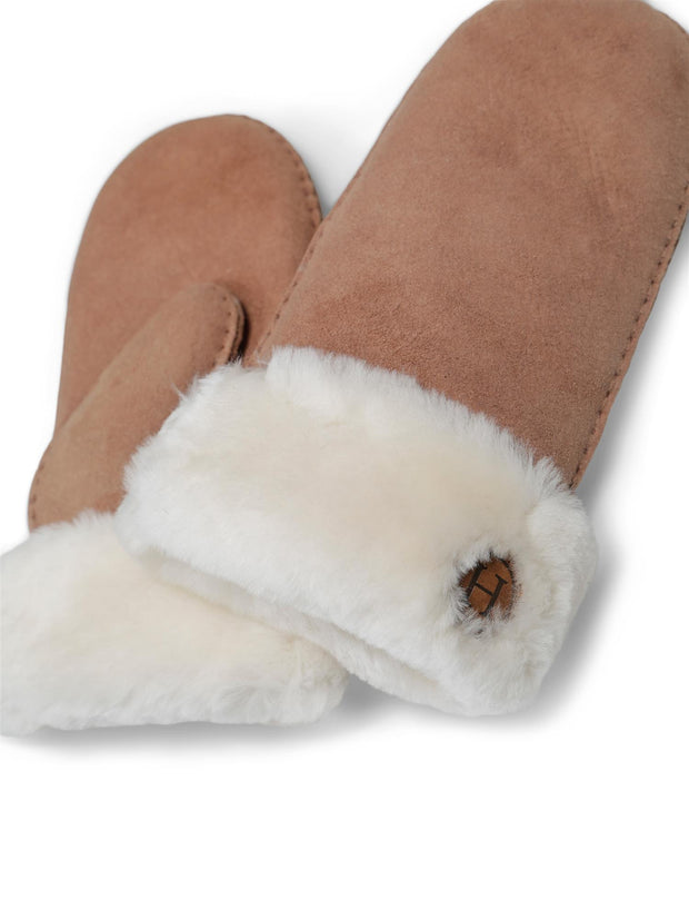 Cognac Sheep Mitten - Stilshoppen