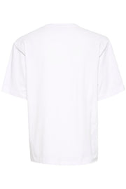 Bright White SamurillyGZ back emb tee - Stilshoppen