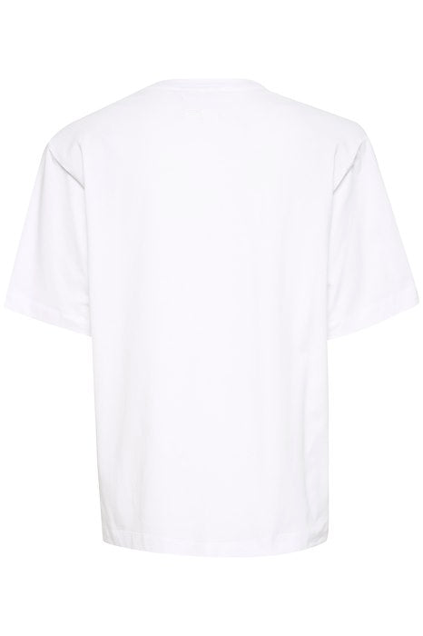 Bright White SamurillyGZ back emb tee - Stilshoppen