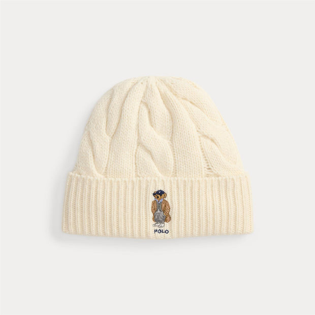 Cream Fall Bear Hat