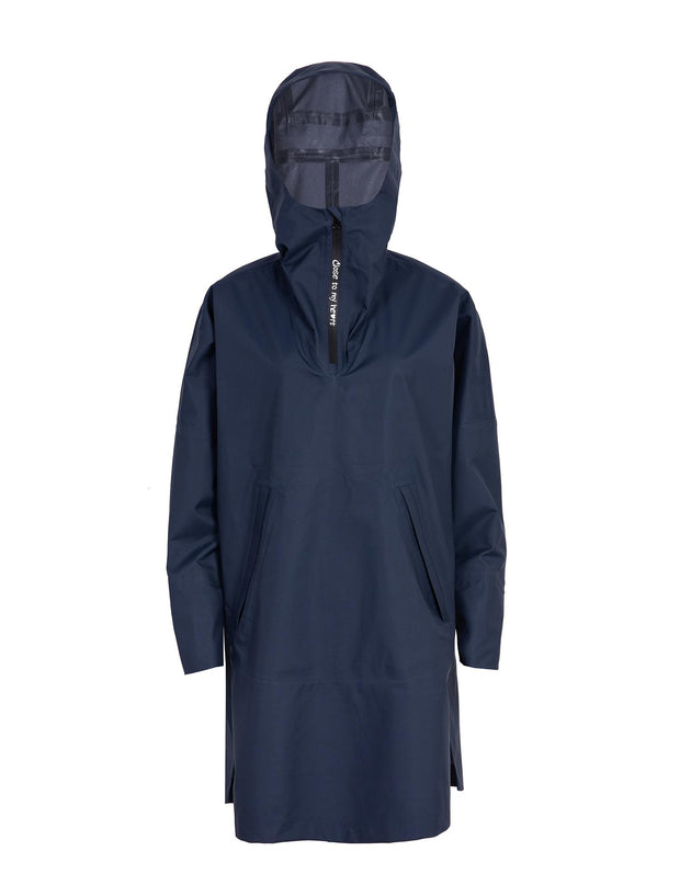Navy Rain Poncho - Stilshoppen