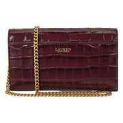 Burgunder Croc Medium Adair II Crossbody