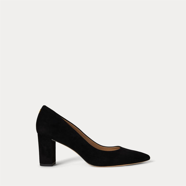 Sort Lanette semsket pump - Stilshoppen