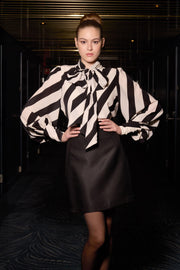 Sort Structure Skirt - Stilshoppen