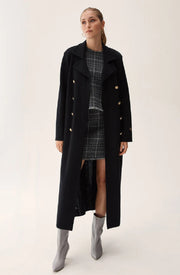 Sort Roma Coat - Stilshoppen