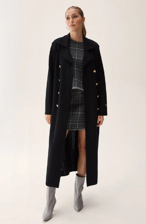 Sort Roma Coat - Stilshoppen