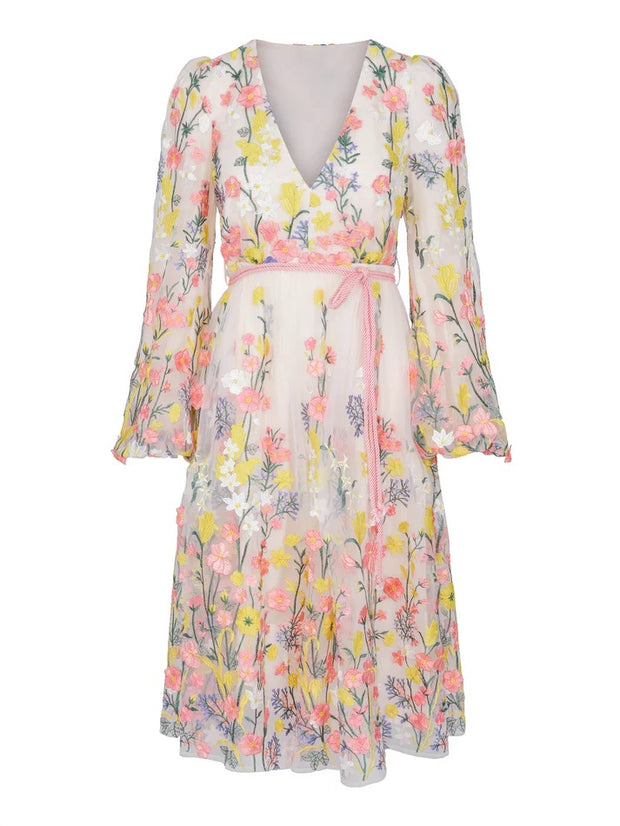 Multifarget Flower Everly Dress - Stilshoppen