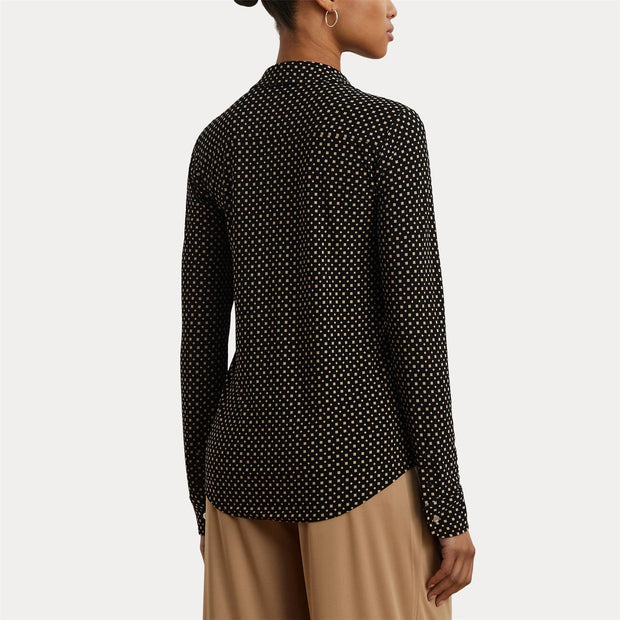 Geo Print jersey shirt - Stilshoppen