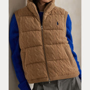 Beige Puffer Vest