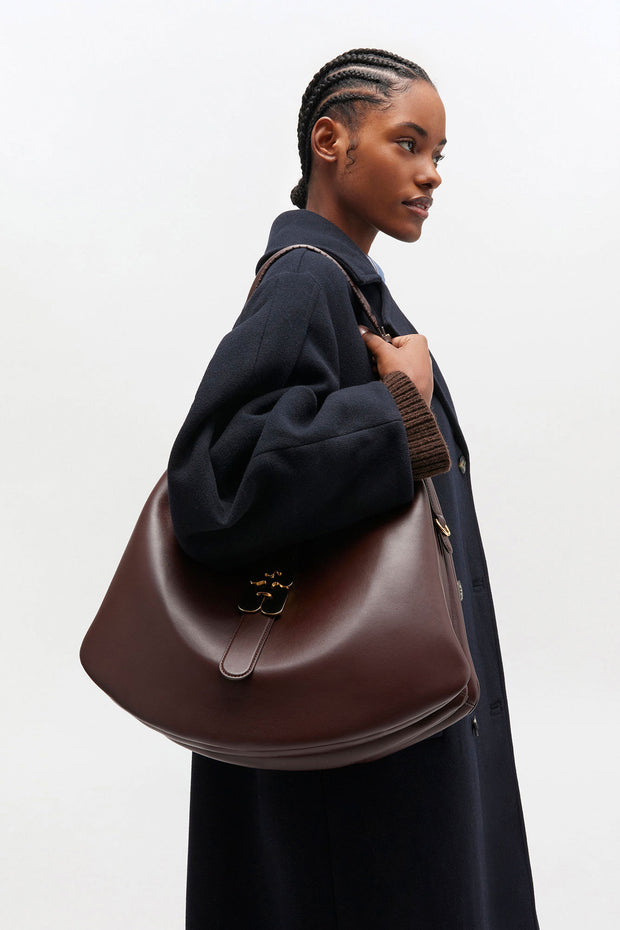 Brun Kat Large Gold Bag - Stilshoppen
