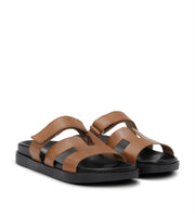 Cognac Vino Vaqueta sandal