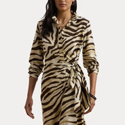 Zebra-Print shirt dress - Stilshoppen