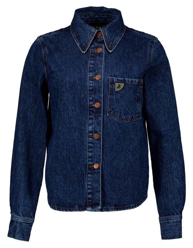 Blå Isa Shirt - Stilshoppen
