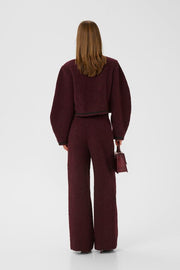Burgunder GZsigrun Short Jacket - Stilshoppen