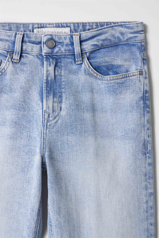 Lyseblå True Cropped Slim ME