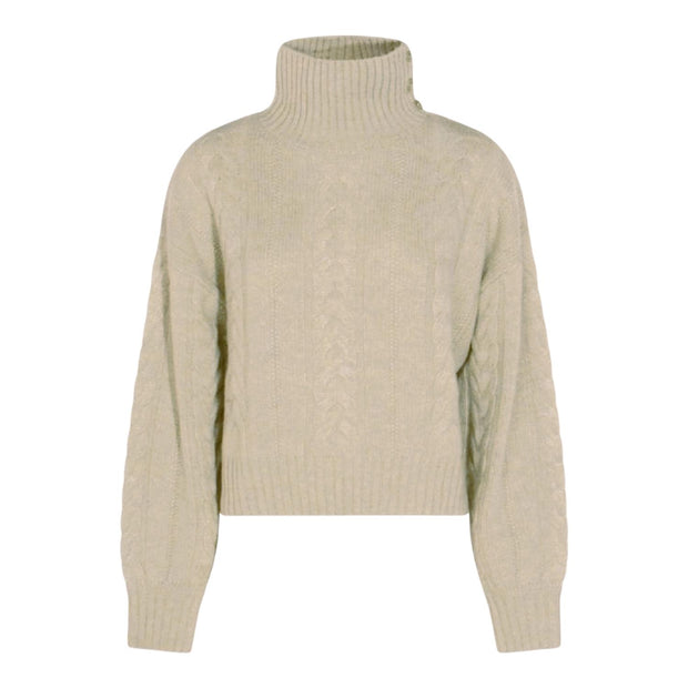 Beige Pullover Montant