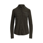 Geo Print jersey shirt - Stilshoppen