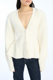 Cardigan W/ Peplum