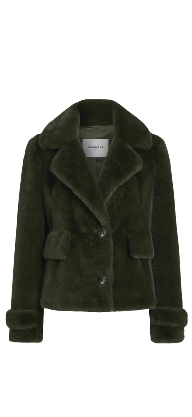 Oliven Abby Short Coat - Stilshoppen