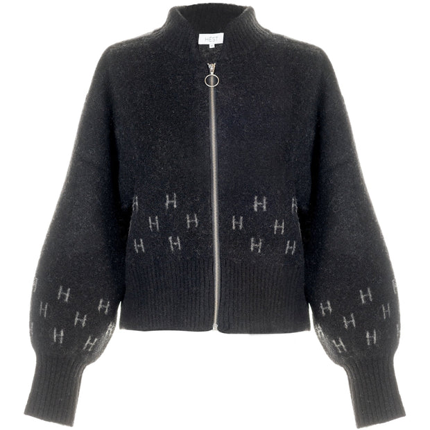 Sort Martha Jacket Short