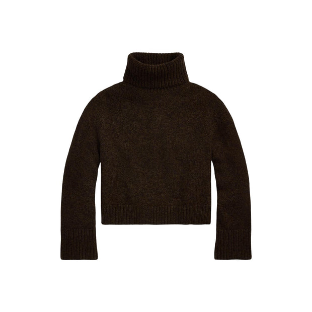 Brun Turtleneck Sweater - Stilshoppen