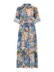 Multi Printed lace dress - Stilshoppen