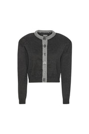 Sort Firm Knit Cardigan - Stilshoppen