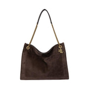 Brun Suede Large Bradly Tote - Stilshoppen