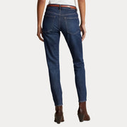 Blå Mid rise skinny jeans - Stilshoppen