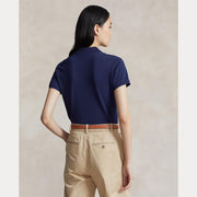 Marineblå Julie Polo Slim Short Shirt