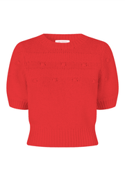 Rød NillaDea Short Sweater