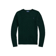 Grønn Cabel Knit Sweater - Stilshoppen