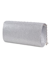 Sølv Small Lurex Party Bag - Stilshoppen