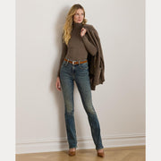 Taupe Zoey Long Pullover - Stilshoppen