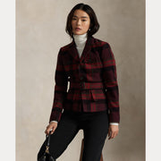 Red Multi Sport Blazer Coat