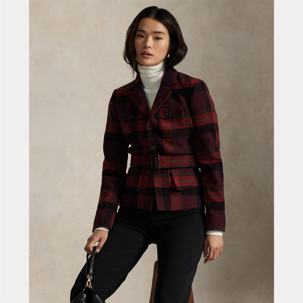 Red Multi Sport Blazer Coat