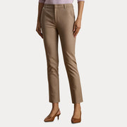 Taupe Stretch Cotton Blend pant