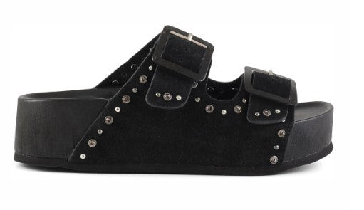 Black High Fussbet Rhinestones - Stilshoppen
