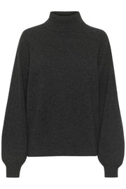 Koksgrå ManziGZ wool rollneck - Stilshoppen