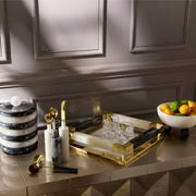 Sort/Hvit Mustique Tray