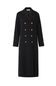 Sort Roma Coat - Stilshoppen
