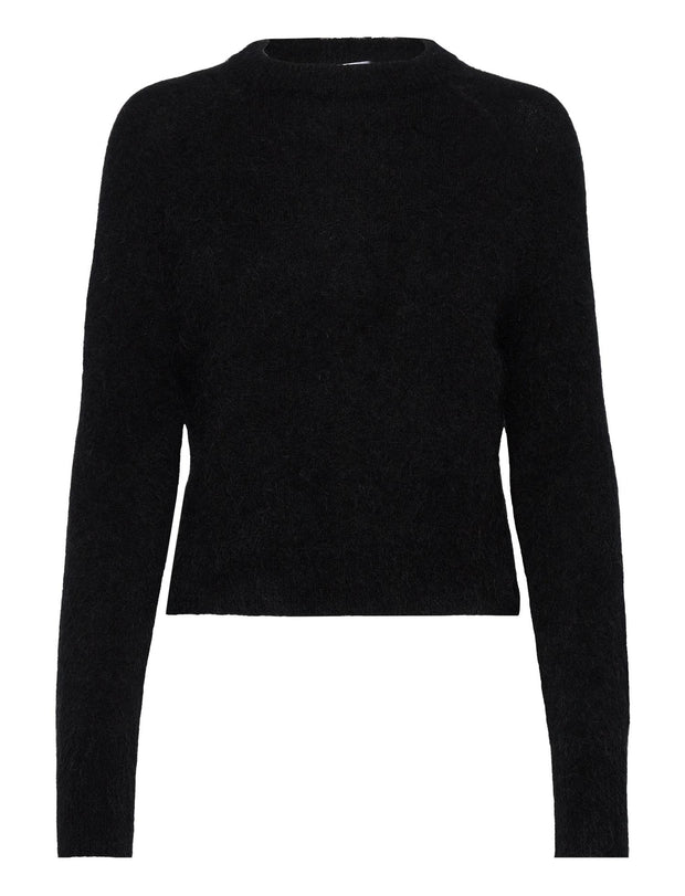 Sort Mohair Girlfriend Sweater - Stilshoppen