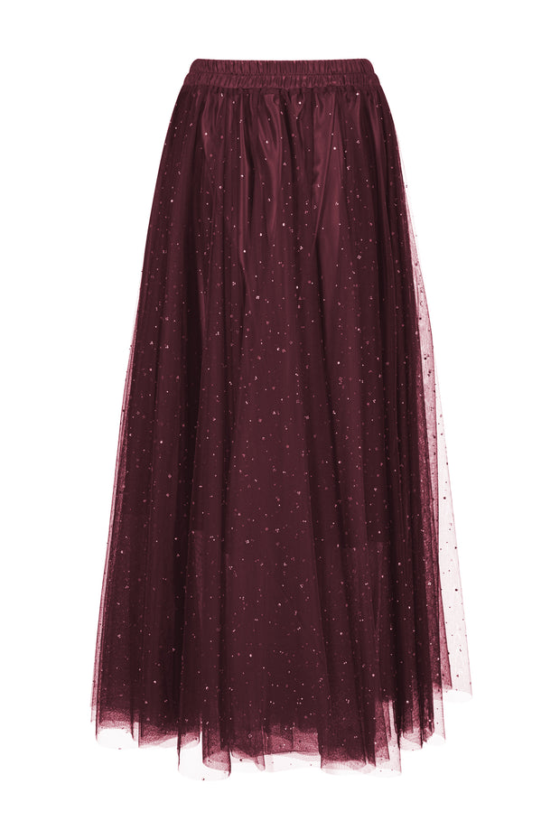 Burgunder Grace Skirt