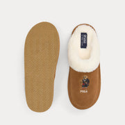Cognac Polo Bear slippers