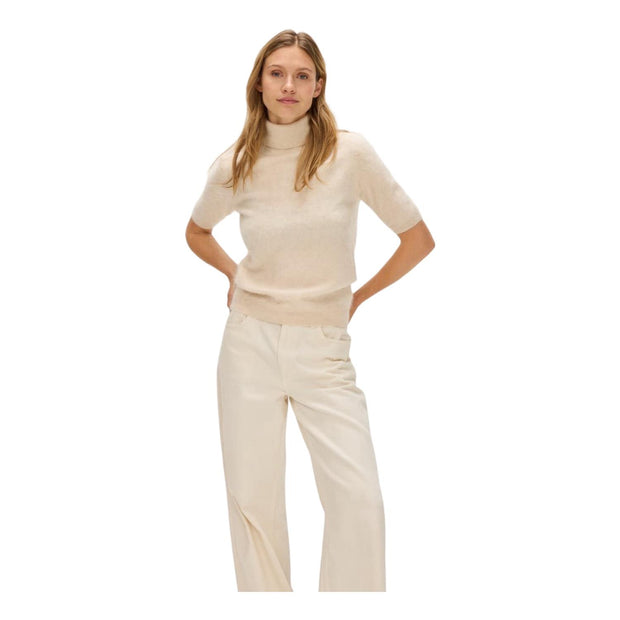 Offwhite Brushed Turtleneck t-shirt