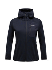W Utility Light Zip Hood - Stilshoppen