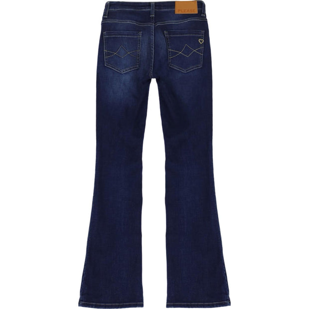 Blå Longcut Bologna jeans